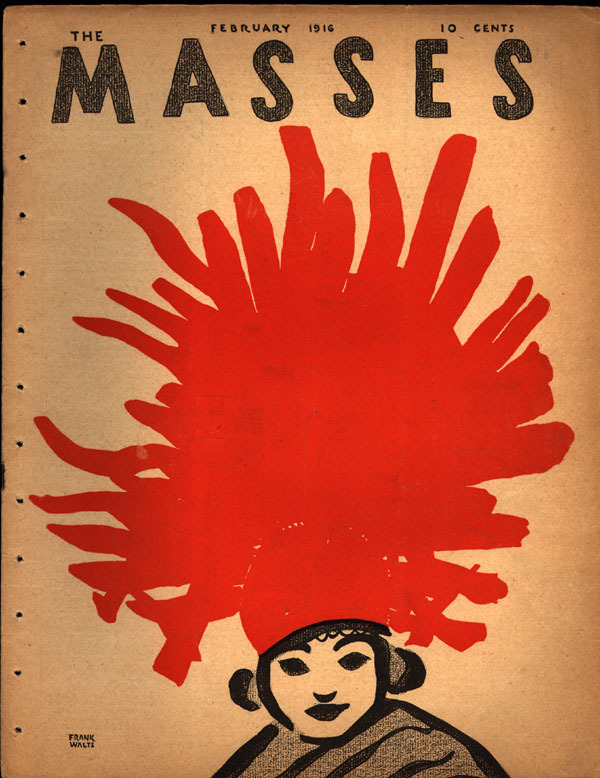 The Masses, 1916, Cover Illustrations: Frank Walts