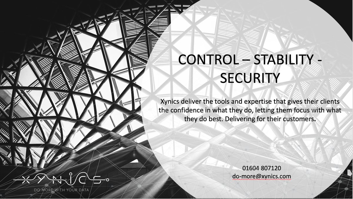 XynicsData's tweet photo. Xynics can help you to understand where all your data is and how your business works, to make sure you have all the necessary processes, procedures, automation and integration to accurately and efficiently manage the flow of information.    do-more@xynics.com https://t.co/QJ6BLNcoUj