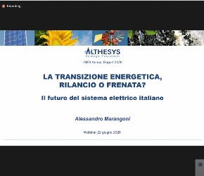 De Girolamo #Cva al webinar #Althesys: "Il 24 maggio per la prima volta nella nostra storia Terna ci ha chiesto di portare a zero il nostro GW di potenza"