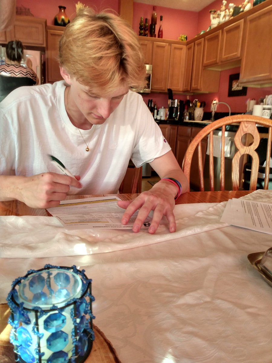 CoachMikeAbra's tweet photo. Amazing Father's Day Gift. Time with my boy and him signing a Letter of Intent to play College Basketball. Gresham All time scoring leader and a great student and kid. Love you Son, keep being Humble and Scoring like you do.💥 https://t.co/b7zkfBfCDL
