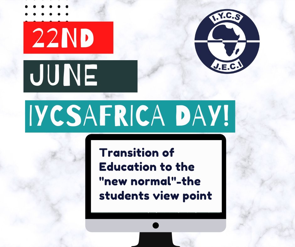 The #COVID19 pandemic has seen a shift to digital learning. How many students can access this type of learning? Are the schools equipped? Is the infrastructure ready? What are the students Saying?
#IYCSAFRICADAY