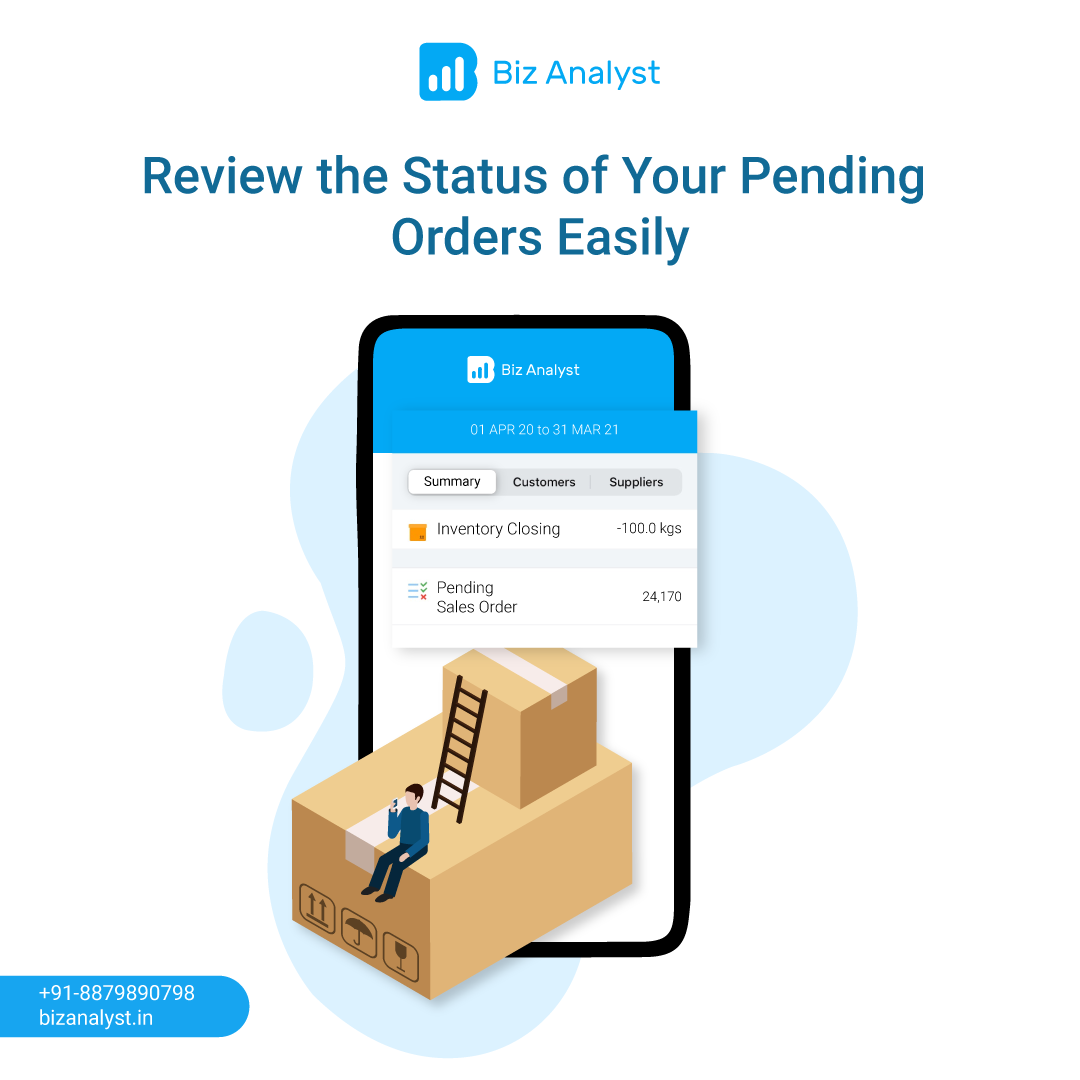 bizanalystapp's tweet photo. View the pending sales and purchase orders by items in addition to ledgers
Download Now: https://t.co/0eHjZQRZpZ
#PendingOrder #Inventory #InventoryManagement #GoDigital #DigitalRevolutioin #WorkRemotely #BusinessData #TallyData #BusinessApps #TallyOnMobile #BizAnalyst https://t.co/BVhjKEkLvD