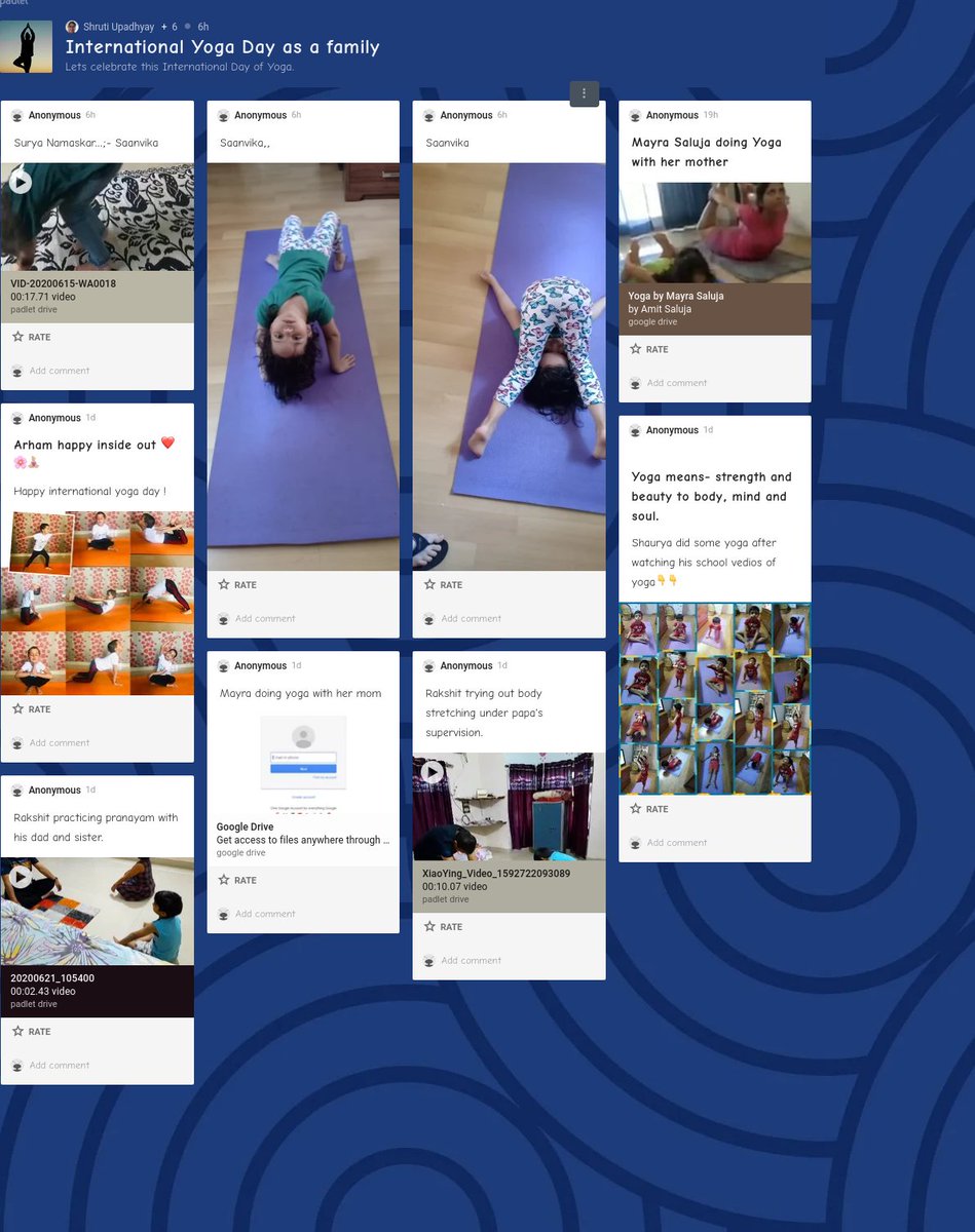 The sixth edition of the International Yoga day was well observed by the students wherein they did yoga with their families. They enjoyed doing various Aasnas. #togetherness #family #healthy #fight Covid19 <a href="/Kapoor_Divya_/">Divya Kapoor</a> <a href="/pragyanschool/">Pragyan School, Greater Noida</a> <a href="/rashmi94683557/">rashmi</a> <a href="/neelamGosain3/">neelam Gosain</a> <a href="/SapruShalini/">shalini sapru</a>