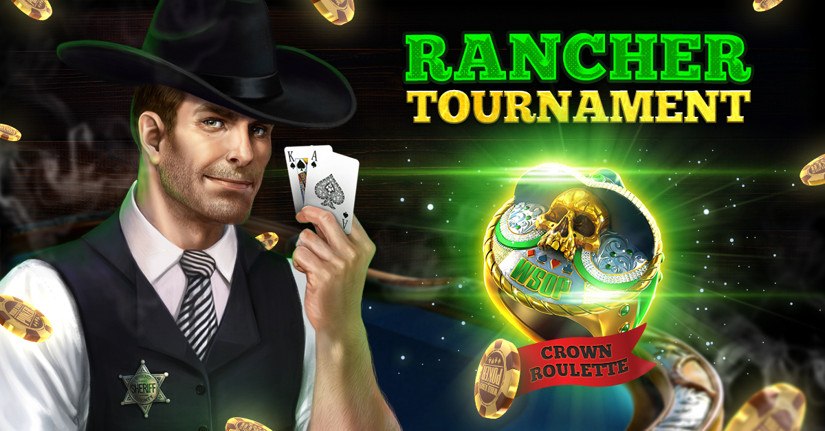 WSOP_Game's tweet photo. Ride it out in the Rancher Tournament &amp; win your ring today! https://t.co/UvrVzv7mhA https://t.co/kSaYcxuB7I