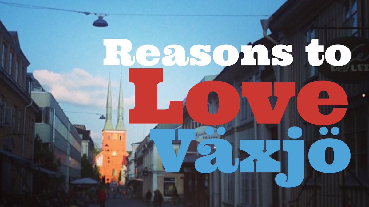 MatthiasKamann's tweet photo. 5 reasons why I love Växjö 😍 https://t.co/pi3LHkKoFB #växjö #sweden https://t.co/vYqhokMpcu