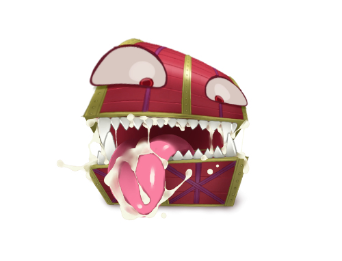 淫具のほこらのミミック #触手 #ミミック #モンスター #ファンタジー #宝箱 #オリジナル #RPG #箱 #罠 #お宝 https://t.co/IKE4LPuDk0 