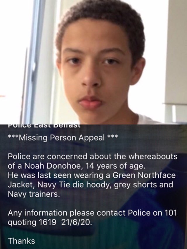 leahtierneyy's tweet photo. please can everyone share this or if you know of anyone that went up cavehill yesterday to ask them if they’ve seen noah at all!! he hasn’t been home since yesterday this is completely out of character https://t.co/B8hDbpGPXx