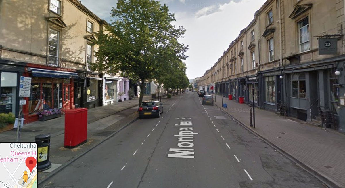 Half of car parking in Montpellier St would be removed to create a "cafe culture" where many hospitality businesses such as cages and bars could spread out their tables and chairs. Feels somewhat Parisian.Same idea for Lower High St although not as much of a priority.