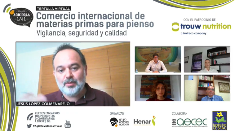 Henar_Comunica's tweet photo. 🆙 Gran éxito de la tertulia #AgCaféMateriasPrimas, en la que hemos abordado con @valentinalmansa, @DanielMtnzMe, @anahurtadogo y José Antonio Manzano, los retos de presente y futuro del comercio internacional de materias primas para piensos 🐄 #Ganadería https://t.co/E26OvpFb7v