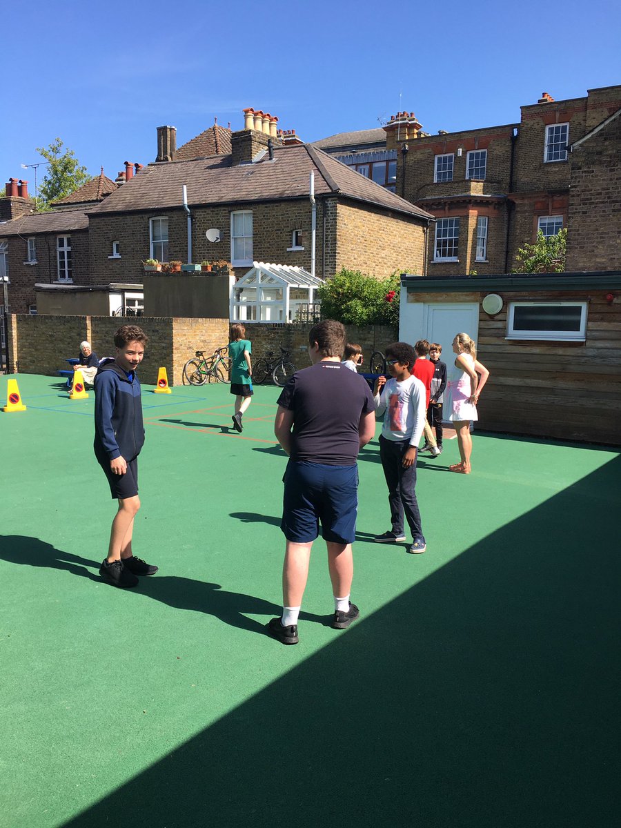 falconsprephead's tweet image. Socially distanced and still having fun!!