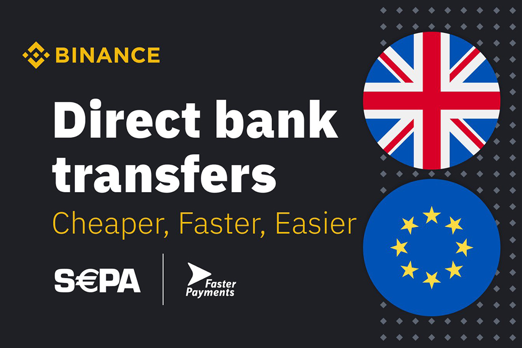 Binance Adds Bank Transfers via Single Euro Payments Area (SEPA) for