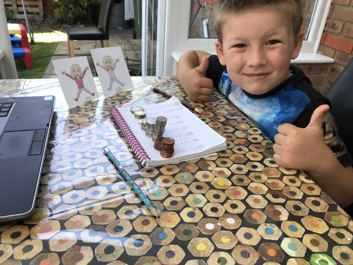 CoachGregPT's tweet photo. William really enjoyed maths today, raiding the change pot putting the coins in order and counting his stacks like Scrooge McDuck was his favourite bit! (Coach by 2D Miss Drury and Miss Harper) @MissDrury1 @WhiteCourtScho1 @tarahanmer https://t.co/XmX92Vf88x
