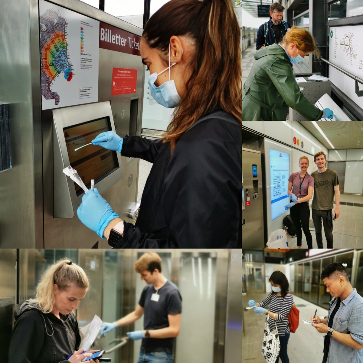 KochSheard's tweet photo. Kørte du med metroen i dag og undrede du dig over det her? #gCSD2020 for #Metasub er i fuld gang. Læs om projektet på https://t.co/TViswiHr9e https://t.co/C5t162FcsO