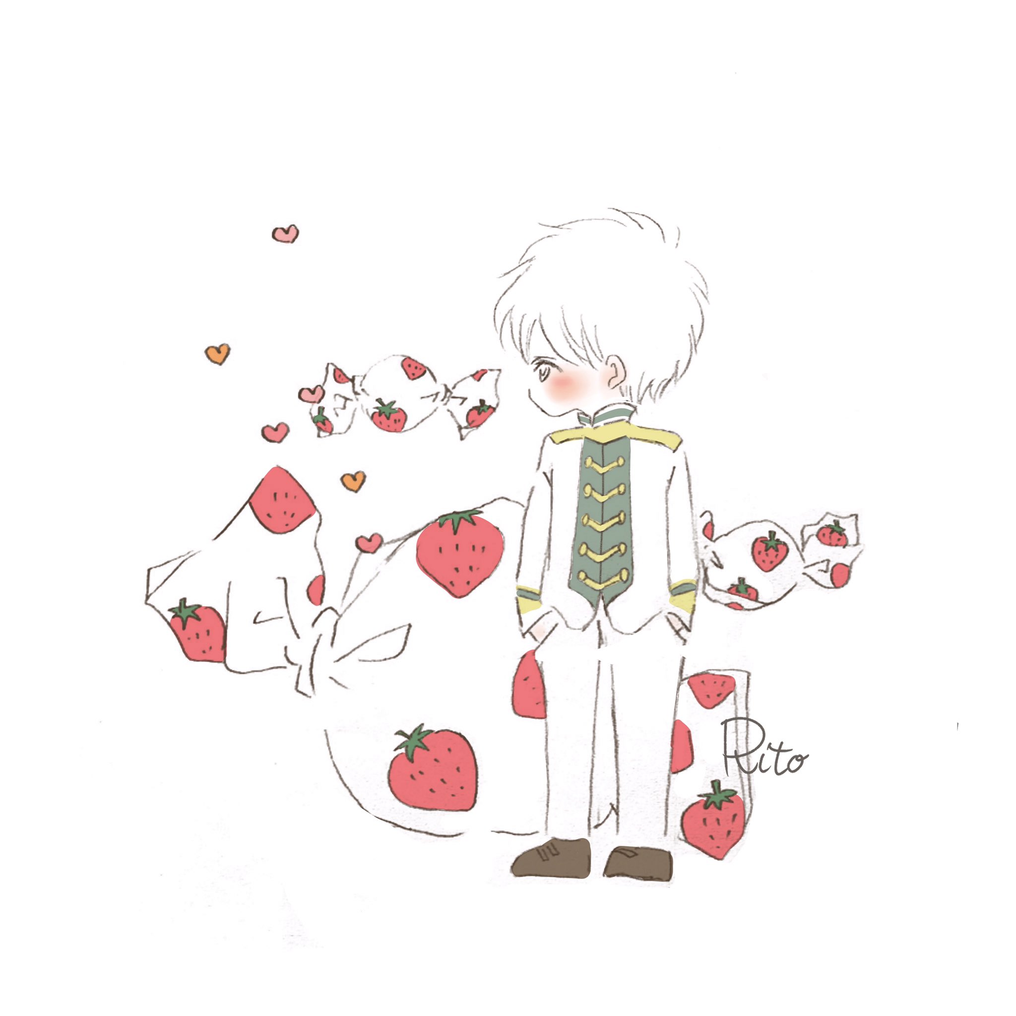 いちご様 イラスト