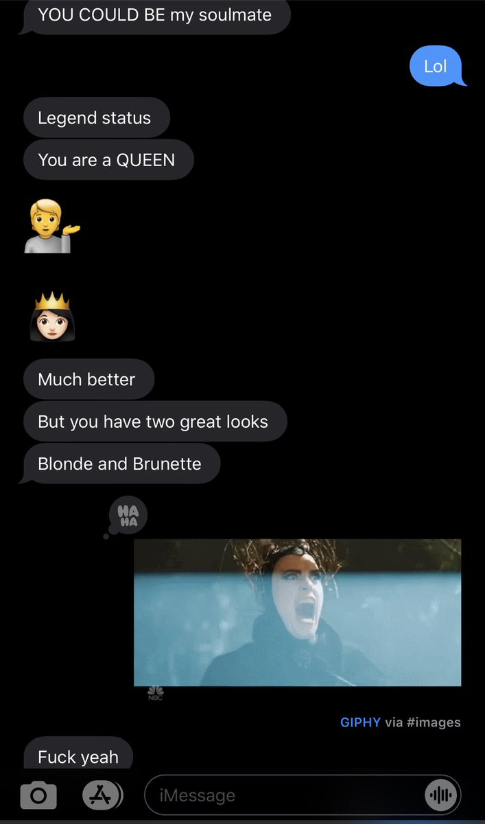 shaarahh's tweet photo. When someone tries to spit bullshit, I respond in ugly GIFs 😂🤣 https://t.co/NJff4lwdkb
