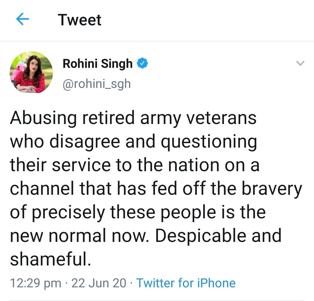 NagpurKaRajini's tweet photo. Only #AAPTards, #CongTards, #JournoRegiments have right to abuse Veteran Armed Forces. Isme bhi exclusivity chahiye.. 😭😭😭😭😭😭😭 https://t.co/g2ljx9Ez8C