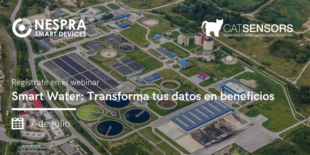 📅 ¿Quieres saber cómo conseguir una mayor seguridad y agilidad en tus procesos optimizando los costes de tu planta? 📉 Inscríbete en nuestro webinar: lnkd.in/ejZxaZ9
#SmartWater #IoT