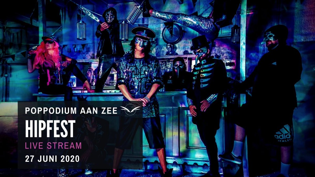 De Kraaien gaan los op de HipFest Livestream stappenindenhaag.nl/2020/06/22/de-…  <a href="/PopScheveningen/">PopagendaScheveningen</a> <a href="/Hipfest_NL/">HipFest</a> #Scheveningen #DeKeizerstraat #DenHaag #Livestream #liveshows #Stappenindenhaag