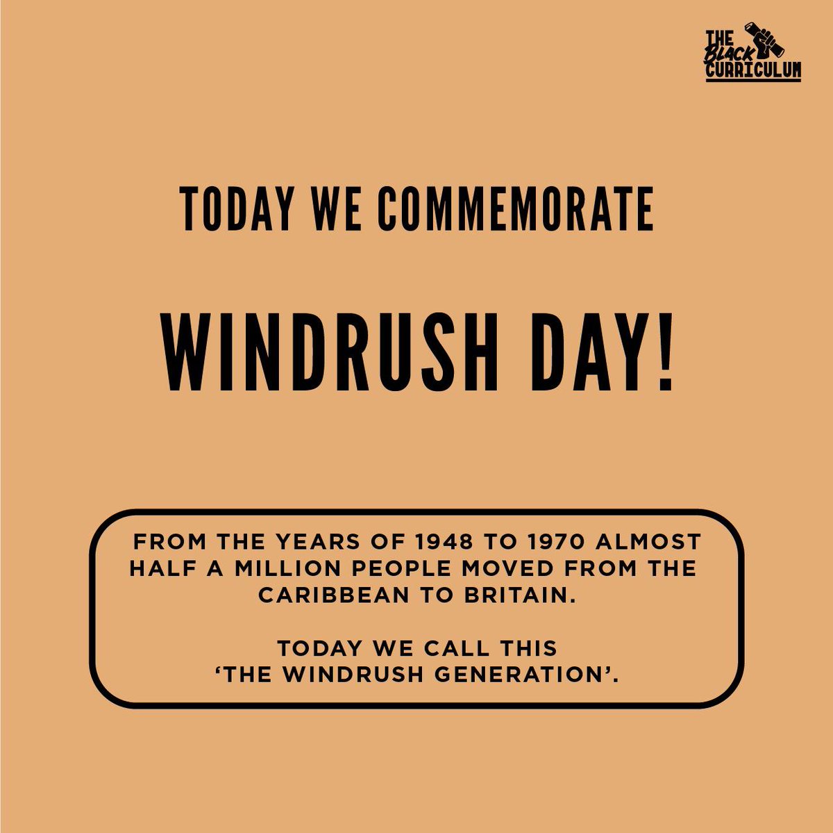 Today we commemorate  #WindrushDay2020 Why is Windrush Day important to you?Let us know!(1/2)
