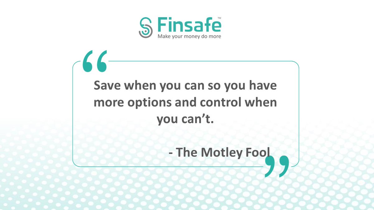 FinsafeIndia's tweet photo. #savemoney #finsafe #womantra #personalfinance https://t.co/onoTTspSMs