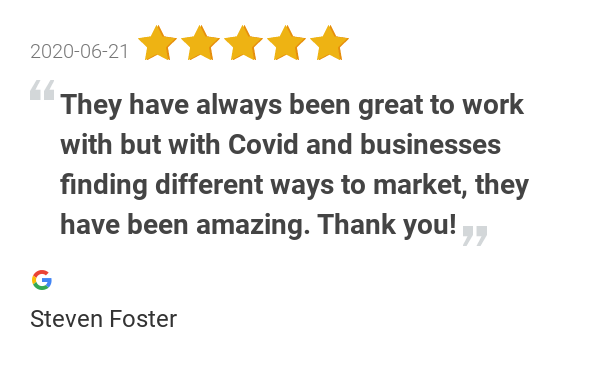 New 5.0-star Review: "We use them for our business. They have always been great to work with but with Covid and...
