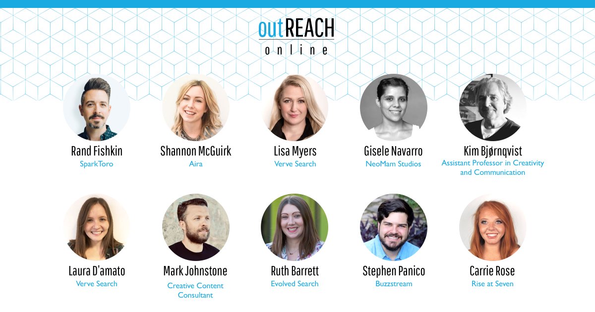 Couldn't join us for #outREACHonline earlier this month? 

We're thrilled to bring you the footage from the whole day. 

For just £15 you can see the awesome sessions from the brilliant <a href="/randfish/">Rand Fishkin (follow @randderuiter on Threads)</a> <a href="/ShannonMcGuirk_/">Shannon McGuirk</a> <a href="/LisaDMyers/">Lisa Paasche</a> <a href="/epicgraphic/">Mark Johnstone</a> and many more! vervesearch.com/outreach-confe…