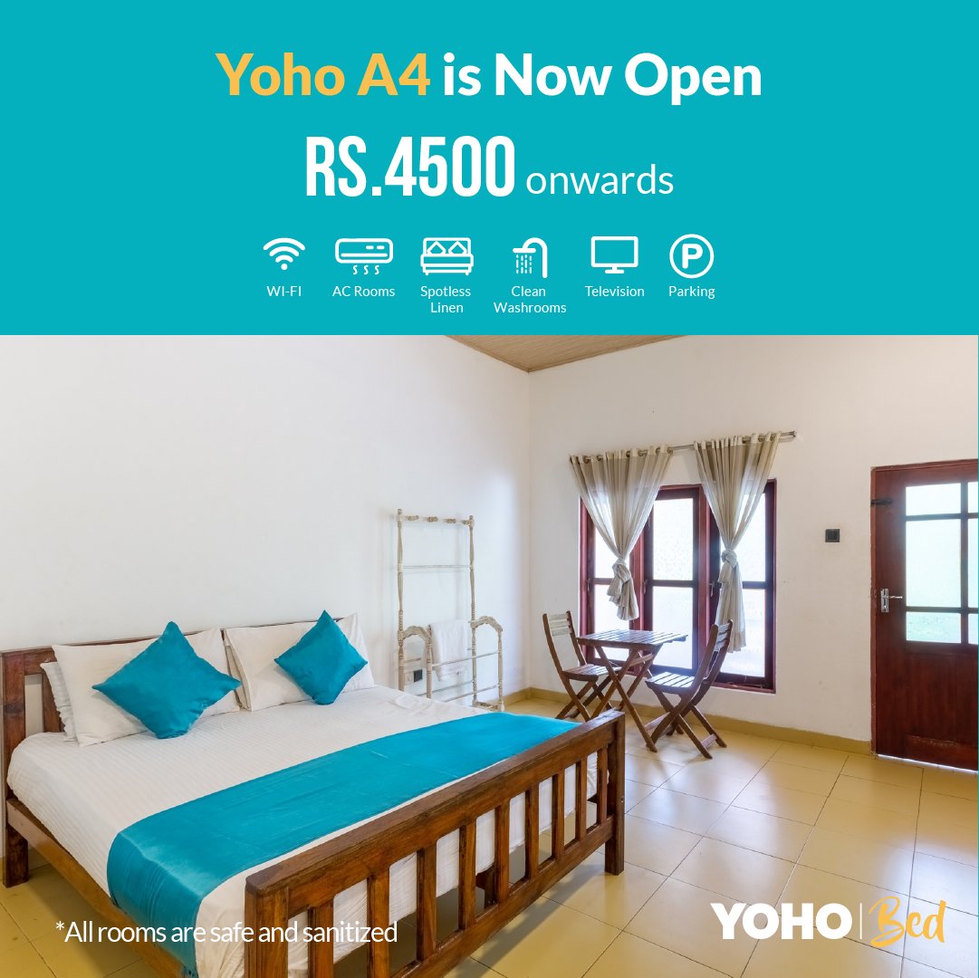 Book your accommodation with us!

Visit yohobed.com or call us on 117 344 444 to book now.
