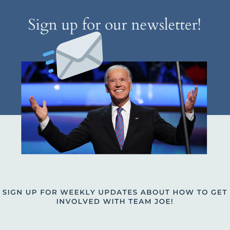 DMV_Biden's tweet photo. Sign up for our newsletter for weekly updates about upcoming events and projects, recaps of past events, and ways to help get Joe Biden elected President! #Teamjoe #Studentsfor46

Sign up at https://t.co/MBOGFSONIp https://t.co/ENVwOI9Szg