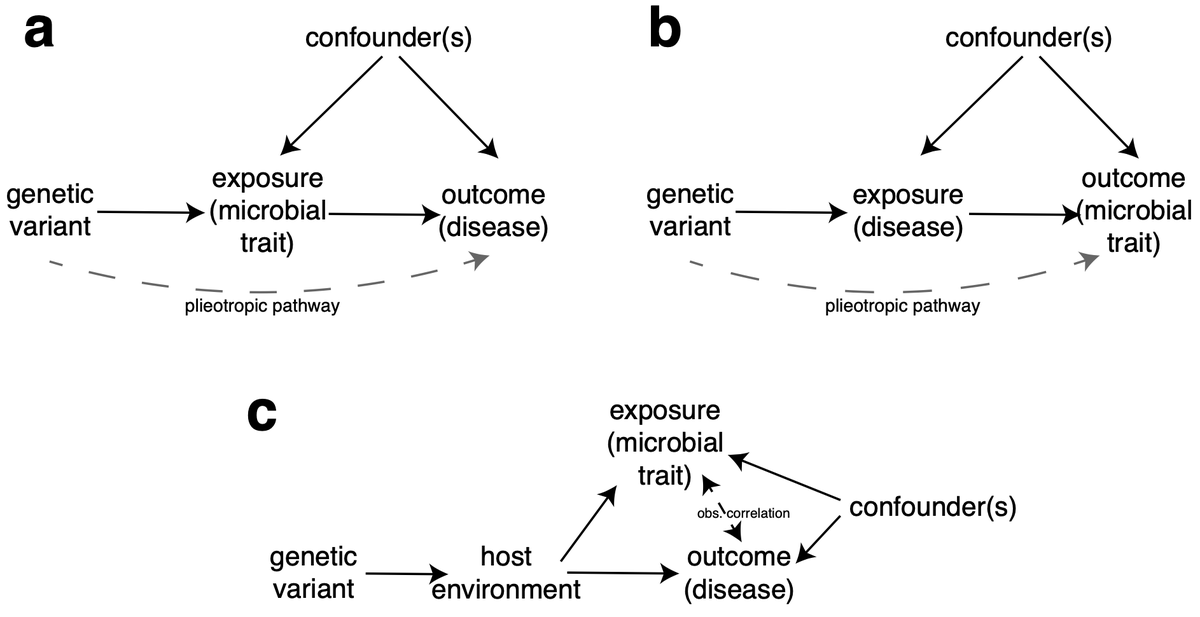 5/6) While associations are compelling the uncertain origin of association (the read out of disease/"environment" or the contributors to it) signals will likely complicate future work looking to dissect function or use associations for causal inference analysis...