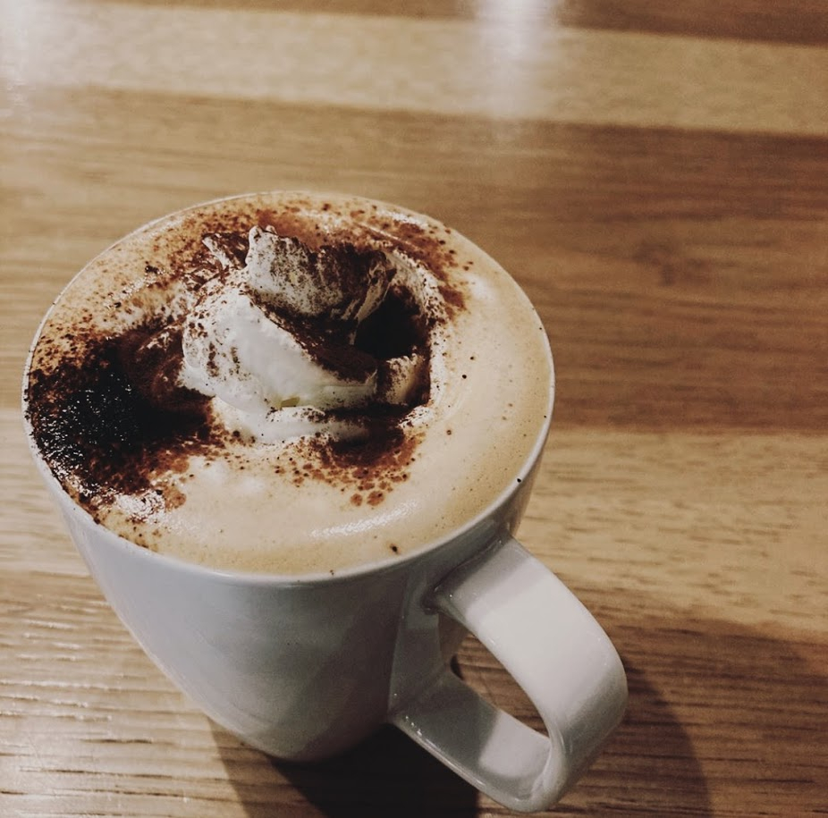 Happy Mocha Monday! Have you tried the Secret Cove Mocha from <a href="/globalcoffee/">Randall Garza</a>.nv? It's a delicious swirl of dark chocolate, almond, and coconut. They're open from 8-2 today!