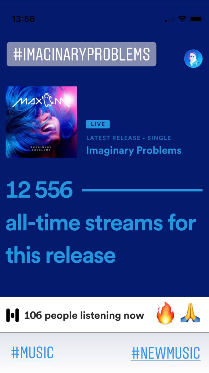 MaxMTheRobot's tweet image. Looks like Imaginary Problems is generating some traction 🙏🔥 #Music #newmusic #imaginaryproblems