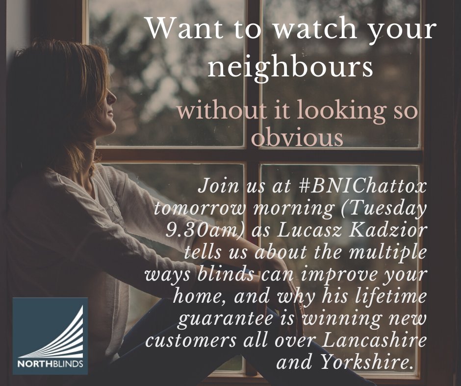 FREE NETWORKING OPPORTUNITY TOMORROW!!!!

9.30am, on Zoom, it's the weekly meeting of BNI Chattox. 

Just drop us a message or comment below for an invite...

#BNI #Networking #Lancashire #Yorkshire #Business