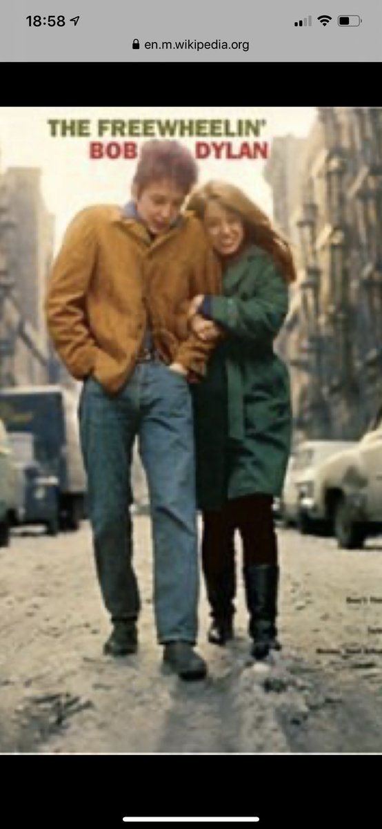 Peterwrightsong's tweet photo. Iconic album cover shot from Feb ‘63 https://t.co/oS9te28COa