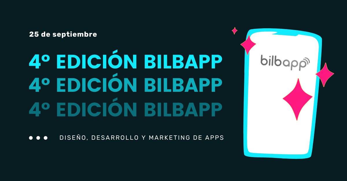 🛫 Por fin ya se ha anunciado el #Bilbapp20

El 25 de septiembre EMMA estará en la 4ª Edición del Bilbapp hablando de #diseño, #desarrollo y #marketing de Apps 

¡Os esperamos allí! 👋🏻 Podéis encontrar más info en bilbapp.es