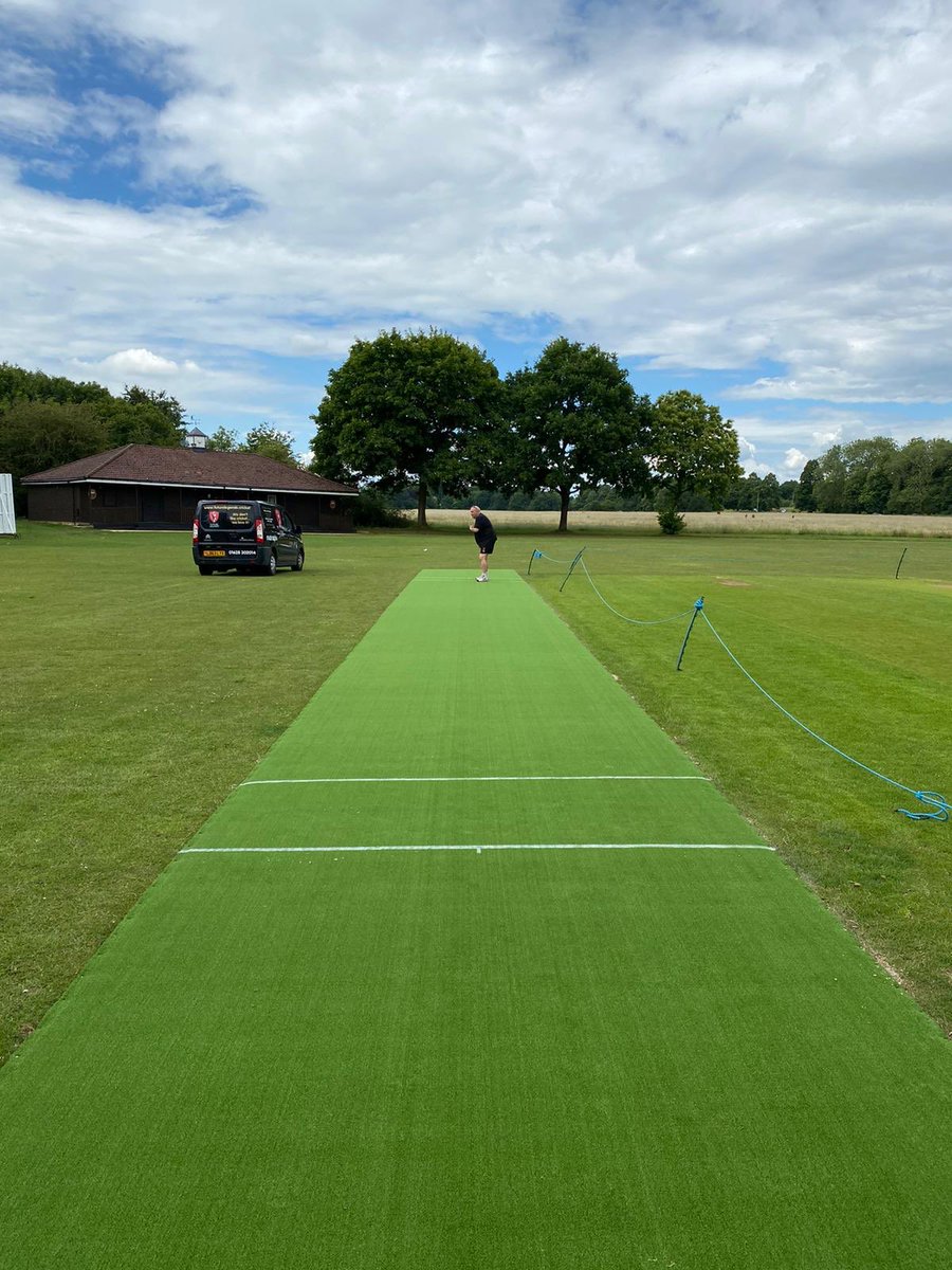 DurantSports_'s tweet photo. Last week we completed the installation of a non-turf match pitch at @PG_cricketclub #WeInstall #Cricket #NonTurf https://t.co/m2TVa6p7H4