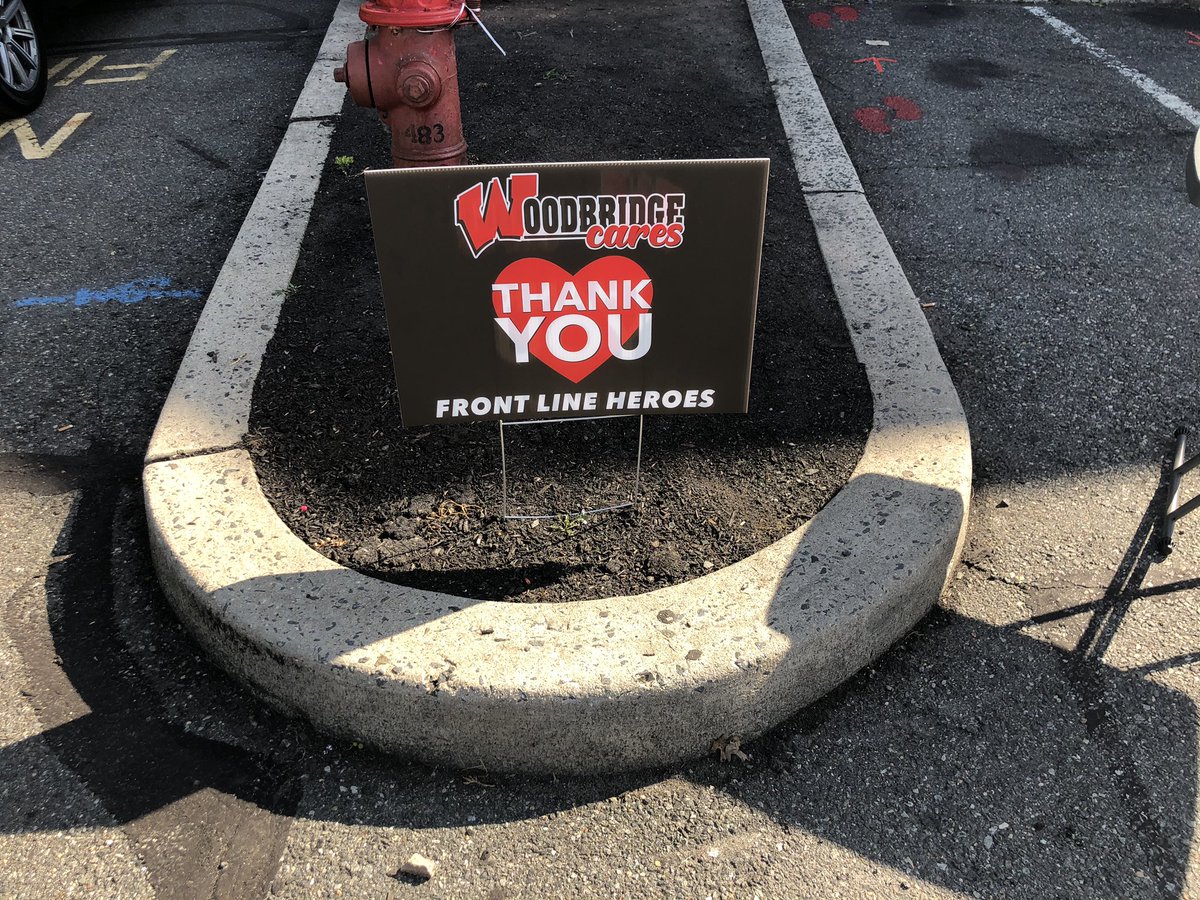 Thank you to <a href="/WoodbridgeCares/">Woodbridge Cares</a> for the lawn sign!!