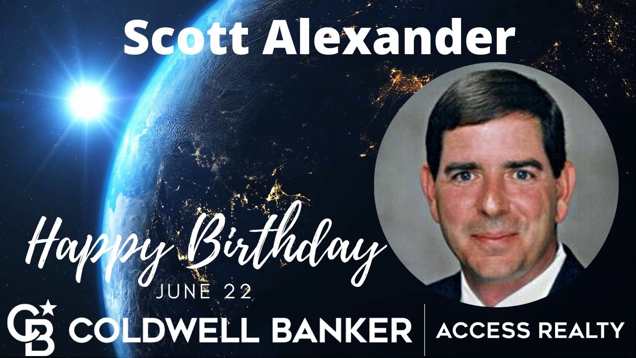 Happy Birthday to Scott Alexander, Managing Broker of our Kingsland office! 