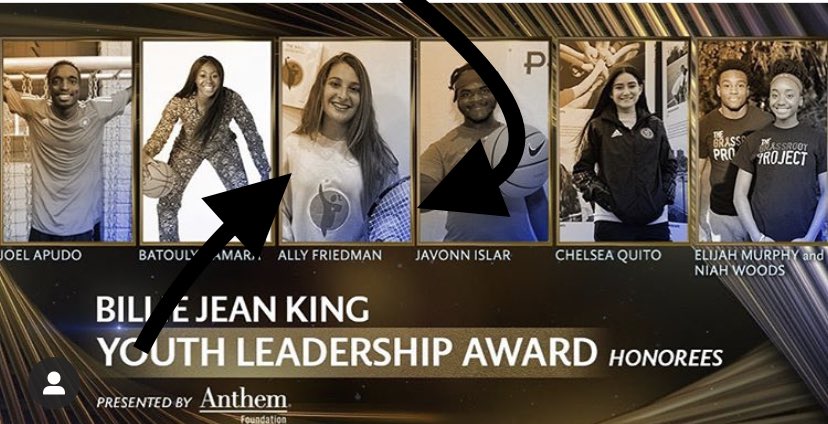 Mrsknight3rd's tweet photo. Time to celebrate a former fourth grade student ... one of the best parts of teaching is watching your students accomplish their dreams . Ally Sawyer Friedman so proud of you for your ESPY Award for youth leadership .#espys2020 #alwaysoneofmystudents #watchoutworld #spgproud https://t.co/gJY6MGRbXC