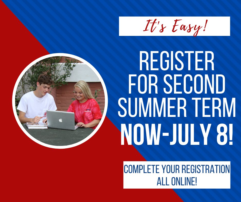 NorthwestMSCC's tweet photo. Registration for 2nd Summer term is open NOW-JULY 8! Complete the registration process all online! Visit https://t.co/jFZ6Q4fdsY to get started!
Classes begin July 6!
#RangerReady #GoFarCloseToHome https://t.co/AzjfxJY1Wf