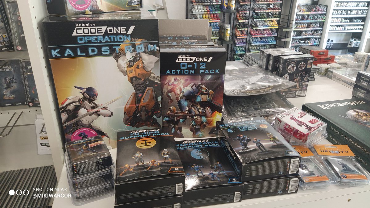 Mikiwarcor's tweet image. En @CafeGts tienen todo lo que necesitas para empezar en @infinityTG_ES @InfinityTheGame #infinitythegame #infinitycodeone #operationkaldstrom