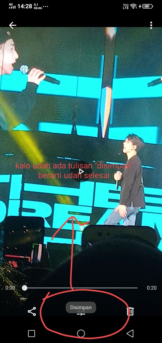 Selesai~~Video kalian akan stabil