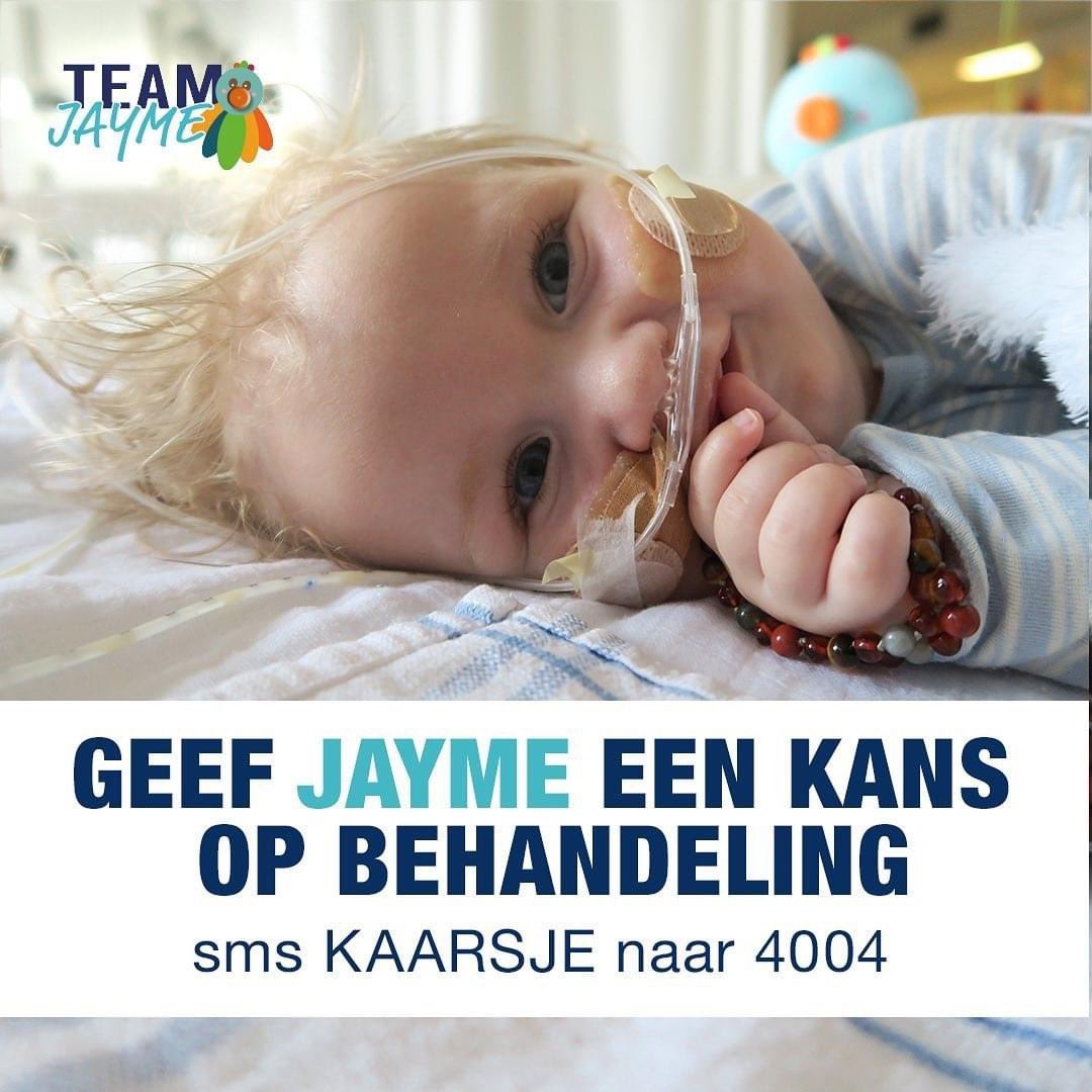TeamJayme2020's tweet photo. We hebben jullie hulp nodig!🙏💗
Doneer hier: https://t.co/5paCDcHmrZ of SMS ‘kaarsje’ naar 4004 en geef Jayme een kans! #teamjayme2020 #MotivationMonday #help https://t.co/KxYMvm83PB