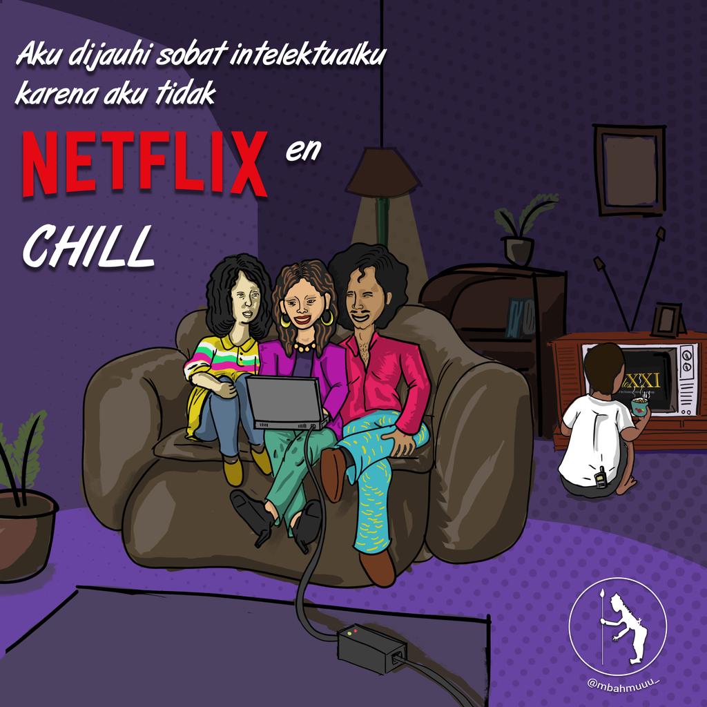 Mbahmuuu's tweet photo. Sebuah permufakatan terstruktur dari Bram, Heti, dan Susi dalam menjegal layanan penerangan yang tidak absah.
#Netflix #filmbajakan #pembajakan #streaming #menkominfo #ilustrasi #comissiondrawing https://t.co/CUkEiD4OOO