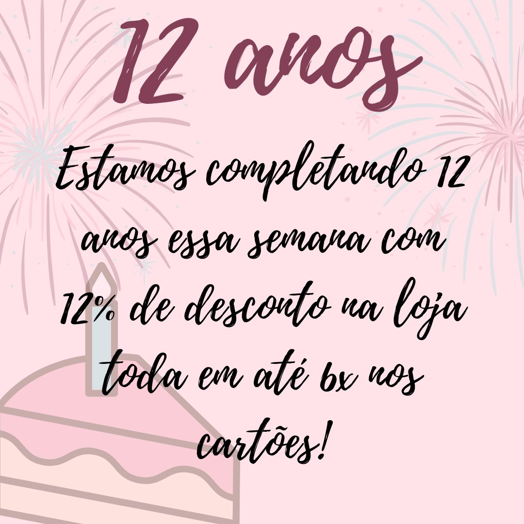 lojasvest's tweet photo. Essa é uma semana muito especial para nós! 
Gostaríamos de agradecer a todos que dê alguma forma nos ajudaram a chegar até aqui e esperamos ir muito mais longe juntamente com vocês!

#birthday #happybirthday #aniversario #niver #12anos #vest #bauru #moda #desconto #fashion https://t.co/gP9TFBLMQE