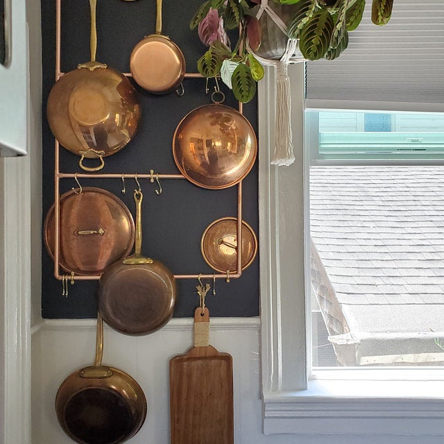 propercopperuk's tweet photo. "I love my copper pot rack! It arrived perfectly packaged and just beautifully made. The seller was very accommodating to my needs and kept good communication throughout the process. I highly recommend! - ⭐️⭐️⭐️⭐️⭐️" https://t.co/32DiUEq0Z8 #etsy #propercopperdesign https://t.co/iLjDngb818