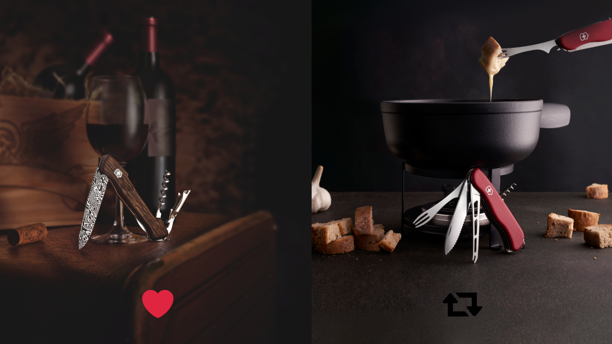 VictorinoxNA's tweet photo. Share #YourReaction: Like ❤️ if you are a #WineMaster or retweet 🔃 if you are a #CheeseMaster!  
#MyVictorinox https://t.co/w7FV9ugsye