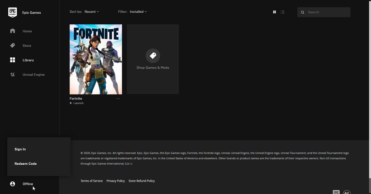 iFireMonkey on X: Anyone else having issues with the Epic Games launcher?  Whenever I log in the launcher still shows me as offline   / X