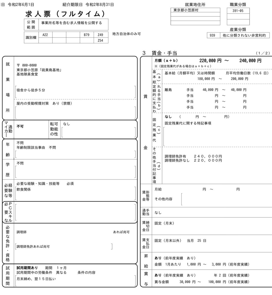 ほいじんが على تويتر 硫黄島からの求人票 亜熱帯地域の小笠原諸島で限られた人しか入島できない 硫黄島 大自然に囲まれてお仕事 ができ またとない貴重な経験になります 釣り 果物採取 天然サウナ等レジャー有 T Co 1nsmlzyfvx T Co