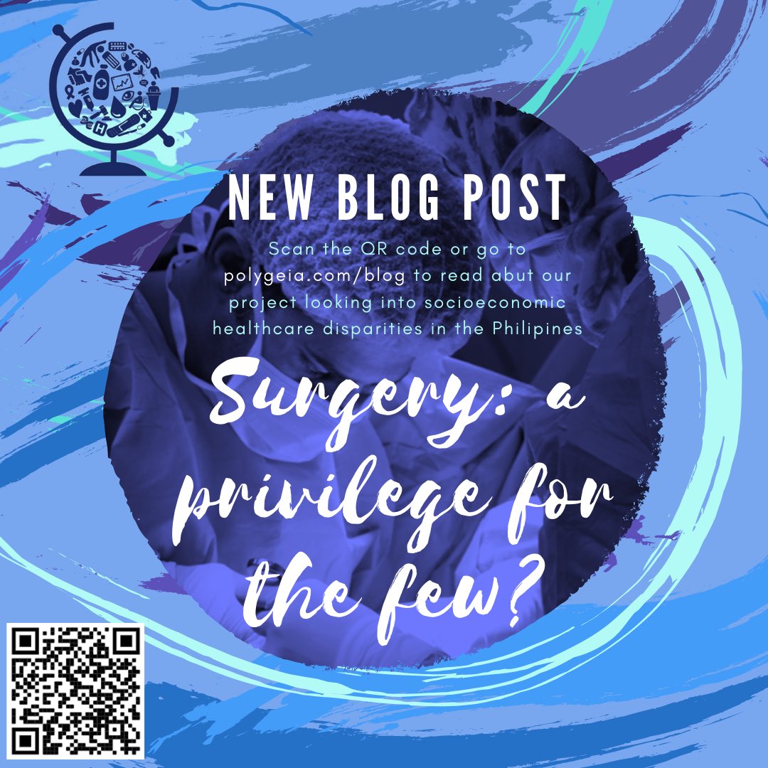 Polygeia's tweet photo. ❗️A new blog post is up❗️One of Polygeia’s research teams is conducting research into socioeconomic and geographical healthcare disparities in the Philippines -to read about it, scan the QR code or go to https://t.co/tpSm5kayFJ 
#polygeia #globalhealth #publichealth #healthequity https://t.co/8UALk3XF1q