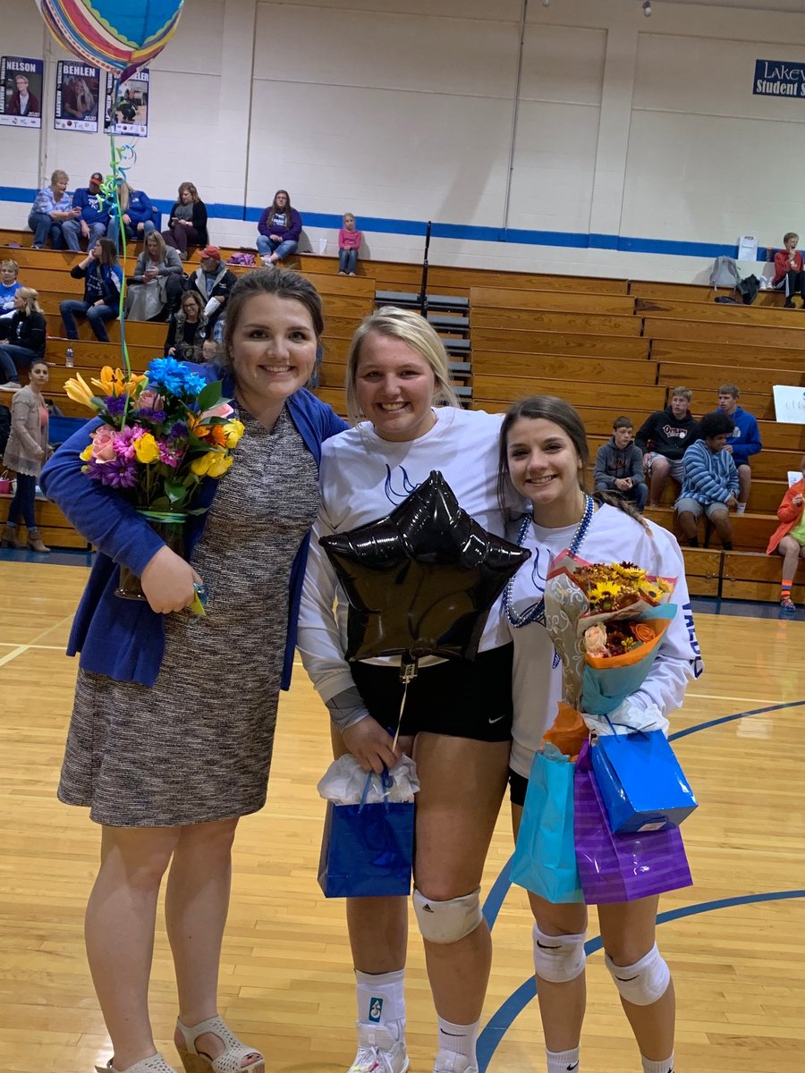 Congrats to our grads of 2020! Madeline, Ashley, and Becca...You can say this: nobody will EVER forget your senior year!!  <a href="/ashleymerin_/">Ash</a> <a href="/_beccavaldez_/">Rebecca Valdez</a> #lakeviewvikes